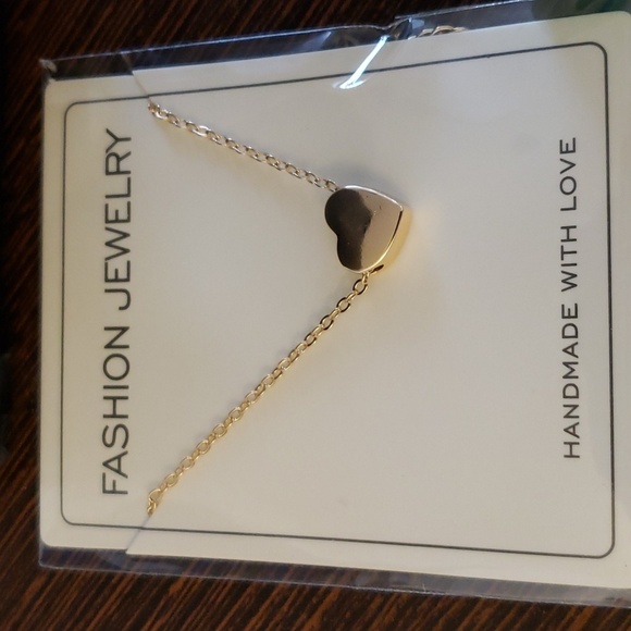 Ava Riley 14K Gold Plated Layering Necklaces with Heart Pendant - Picture 3 of 6